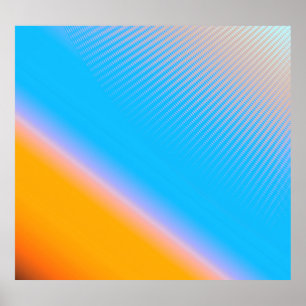 Gradient Mystery: Blurred Abstract Art. Poster