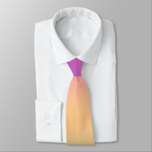 Gradient ombre green yellow pink purple soft blurr tie