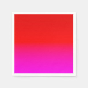 gradient ombre red pink , scarlet , red , pink napkin