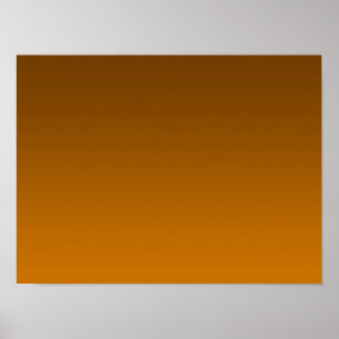 Gradient Orange - light to deep Mood Background Poster