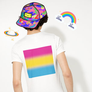 Gradient Pansexual Pride Flag – Colourful Pan Flag T-Shirt
