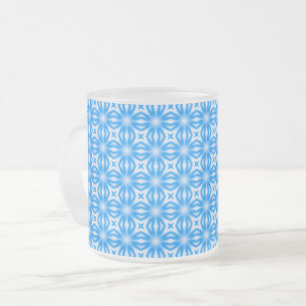 Gradient Pattern Frosted Glass Coffee Mug