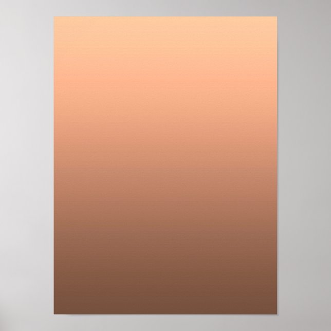 Gradient Peach - deep to light | Seasonal Moods |  Poster (Front)