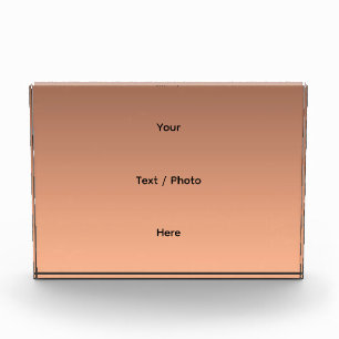 Gradient Peach - light to deep   Seasonal Moods    Photo Block