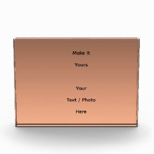 Gradient Peach - light to deep   Seasonal Moods    Photo Block