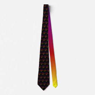 Gradient Pentagram Neck Tie