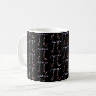 Gradient Pi Symbol Digits Math Happy Pi day Coffee Mug