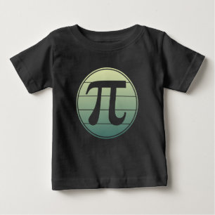 Gradient Pi Symbol Pi day Happy Pi day Math Baby T-Shirt