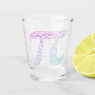 Gradient Pi Symbol Pi day Happy Pi day Math Shot Glass
