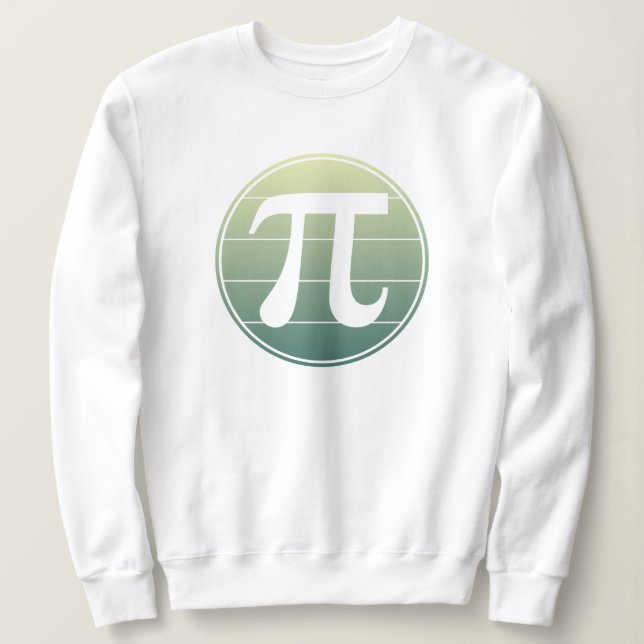 Gradient Pi Symbol Pi day | Happy Pi day Math Sweatshirt (Design Front)