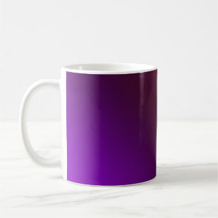 Gradient, pink-purple coffee mug