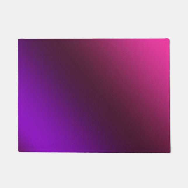 Gradient, pink-purple doormat (Front)