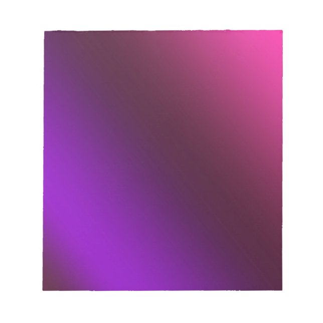 Gradient, pink-purple notepad (Front)