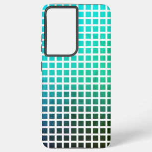 Gradient Pixel Grid Samsung Galaxy Case