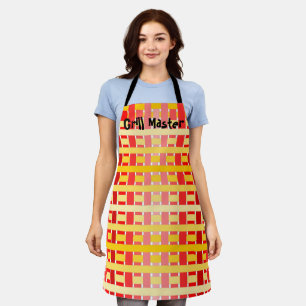 Gradient Plaid Apron