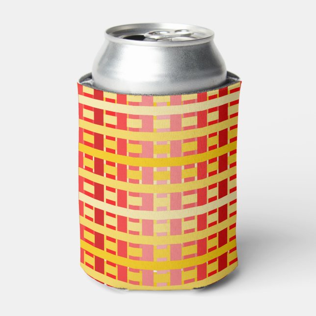 Gradient Plaid  Can Cooler (Can Front)