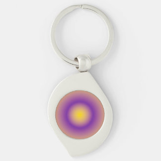 Gradient Pride Pattern: Intersex Key Ring