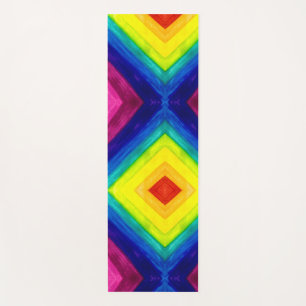 Gradient Prism Rainbow Art Yoga Mat