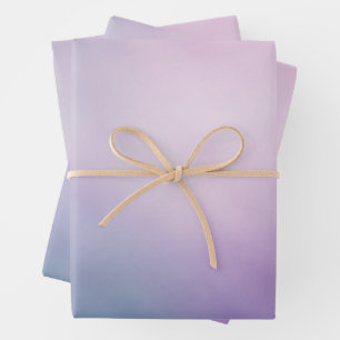 Gradient Purple, Lilac, Blue Elegant  Wrapping Paper Sheet