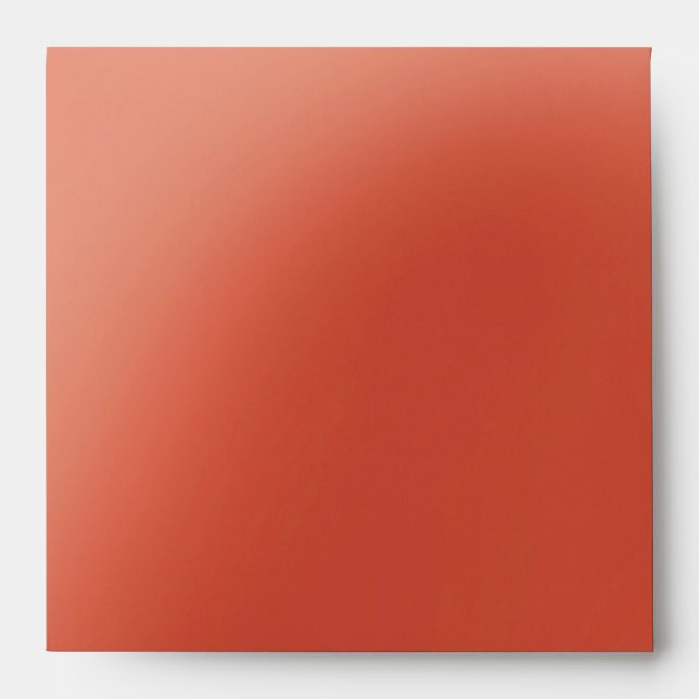 Gradient Red Fairy Tale Wedding  Envelope (Front)