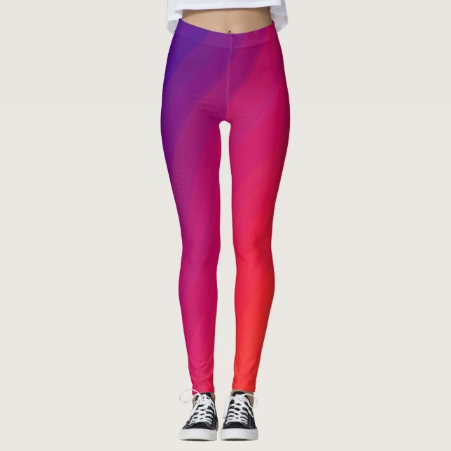 Gradient Solid Colour Leggings (Front)