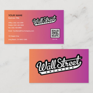 Gradient Sunset Horizon Business Card