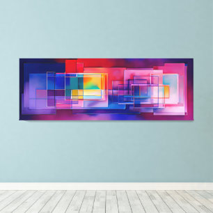 "Gradient Symphony" Contemporary Abstract Art      Canvas Print