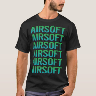 Gradient Text Airsoft T-Shirt