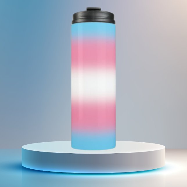 Gradient Trans Pride  Thermal Tumbler (Creator Uploaded)