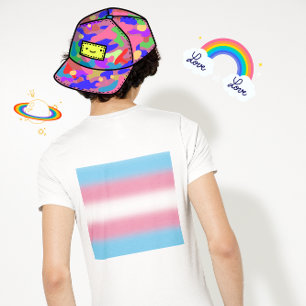 Gradient Transgender Pride Flag - Trans Flag T-Shirt