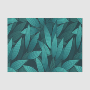 Gradient tropical leaves tissue paper
