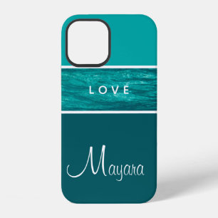 Gradient Turquoise Phone Case for Girls