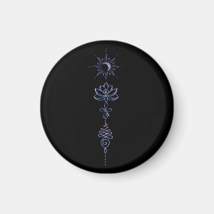 Gradient Unalome Group Magnet