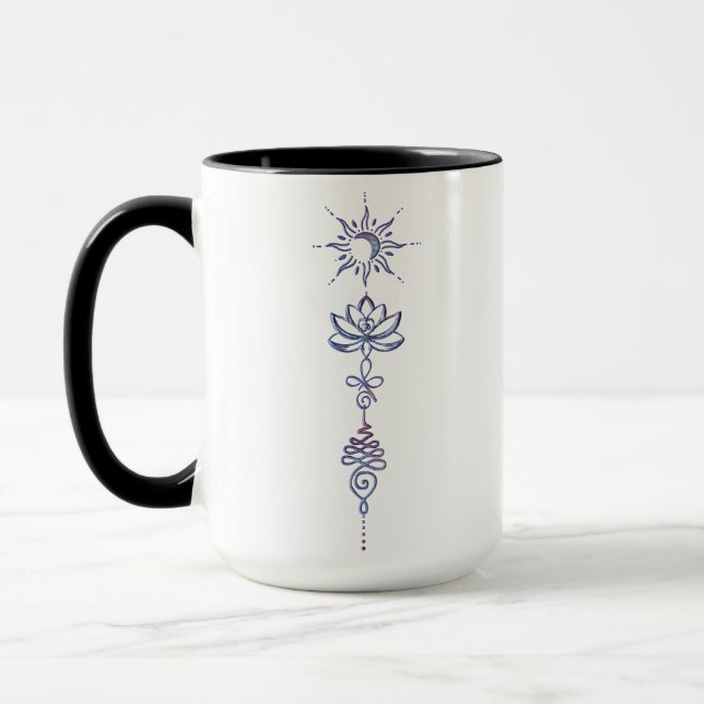 Gradient Unalome Group  Mug (Left)