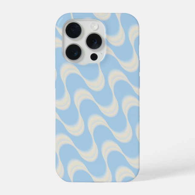 Gradient Wavy Pattern iPhone Case (Back)