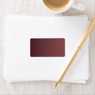 Gradient Wine Mauve design Label