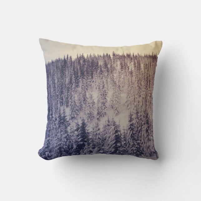 Gradient winter landscape cushion (Front)