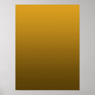 Gradient Yellow - deep to light Mood Background Poster