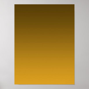 Gradient Yellow - light to deep   Mood Background  Poster