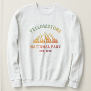 Gradient Yellowstone National Park Hiking Sweatshirt
