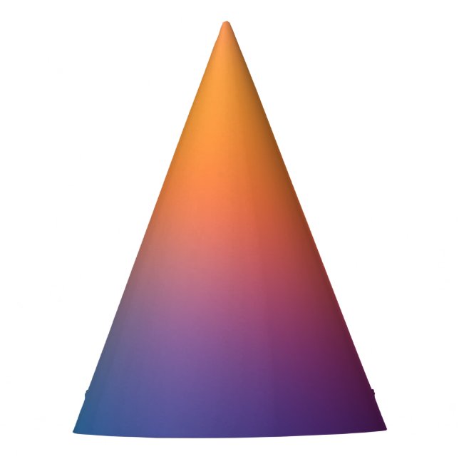GradientMoods: Heart of Gold Party hat (Front)