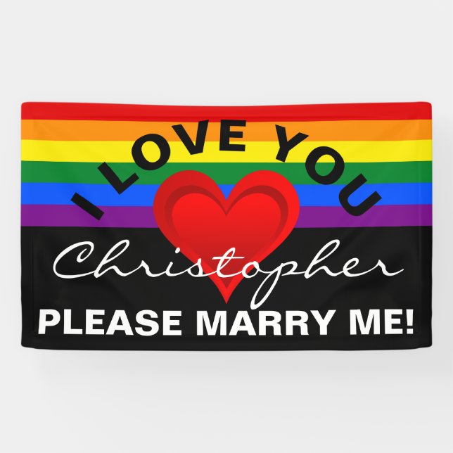 Gradients RED LOVE HEART + your backgr. & ideas Banner (Horizontal)