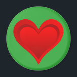 Gradients RED LOVE HEART   your backgr. & ideas Magnet<br><div class="desc">Pretty Hearts Composing by EDDA Fröhlich / EDDArt | Happy feeling for gifts in Love | for more Products & Designs feel free to contact me: contact@eddart.de or have a look here: www.zazzle.com/prettypatternarts* and here: www.zazzle.com/eddartshop* and here: www.zazzle.de/eddartiful*</div>