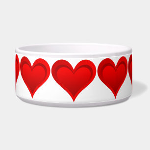 Gradients RED LOVE HEART + your text & ideas