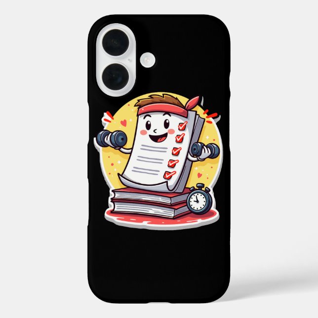 Grading Papers Is My Cardio gift for teachers Case-Mate iPhone Case (Back)