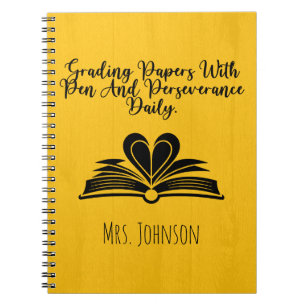 Grading Papers With Pen And Perseverance Daily Notebook