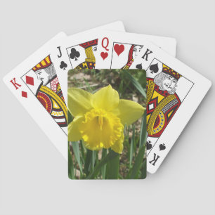 Gradparents Easter Yellow Daffodil Playing Cards