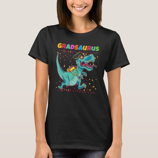 Gradsaurus Graduation T-Shirt (Front)
