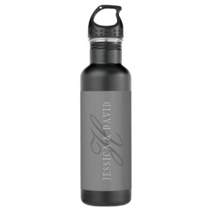 Gradually Changing Gradient Grey Any Name/s 710 Ml Water Bottle