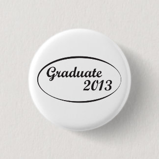 GRADUATE 2013 ABITUR 3 CM ROUND BADGE